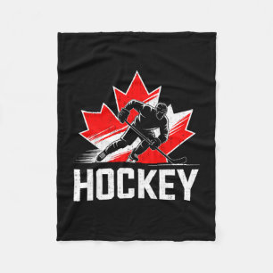Kanada-Tag-Hockey-patriotisches Ahornblatt kanadis Fleecedecke
