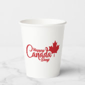 Kanada-Tag mit Ahornleaf Pappbecher (Rückseite)