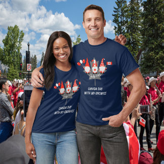 Kanada Tag mit meinen Gnomies Maple Leaf Unisex T-Shirt