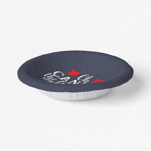 Kanada-Tag Pappteller (Gewinkelt)