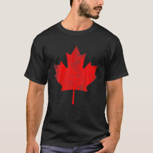 Kanada-Tag Pride-Geschenk Kanadische Ahornblatt-Fl T-Shirt