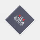 Kanada-Tag Serviette (Ecke)