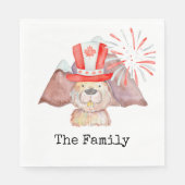 Kanada-Tag Serviette (Vorderseite)