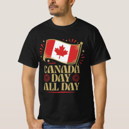 Kanada-Tag-T-Shirt-Design für den ganzen Tag T-Shirt