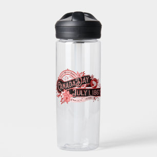Kanada-Tag-Vintage-Beschilderung Trinkflasche
