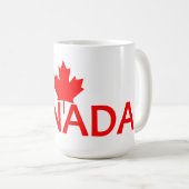 Kanada Tasse - wählen Sie Stil & Farbe (VorderseiteRechts)