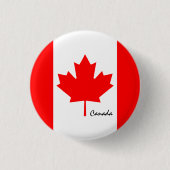 Kanada-Taste, patriotische kanadische Flaggenmode Button (Vorderseite)