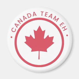 Kanada Team Eh Round Magnet