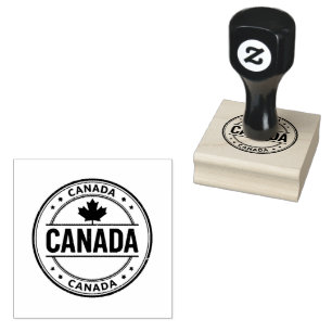 Kanada Text Gedruckt Professioneller Touch Farbe T Gummistempel