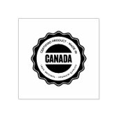Kanada Text Paradies Türkis Tinte Sauberer Eindruc Gummistempel (Prägung)