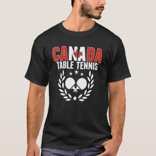 Kanada Tischtennis   Kanadische Ping Pong Team Sup T-Shirt