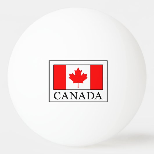 Kanada Tischtennisball (Vorderseite)