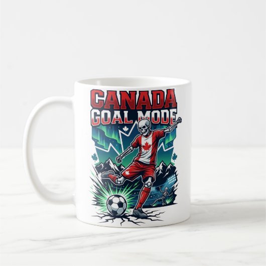 Kanada-Tor-Modus-Skelett-Stürmer-Nationen-Dynamisc Kaffeetasse (Links)
