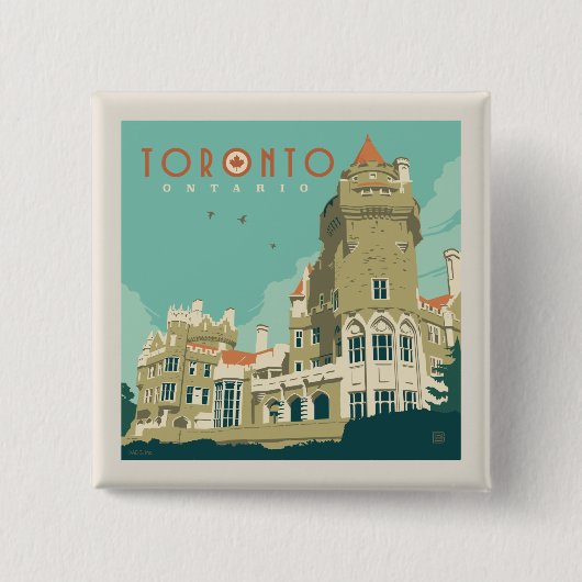 Kanada | Toronto, Casa Loma Button (Vorderseite)