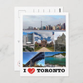Kanada - Toronto - I Liebe - Postkarte (Vorne/Hinten)
