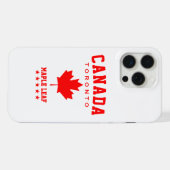 Kanada Toronto Maple Leaf Retro Patriotisch iPhone Hülle (Rückseite (Horizontal))
