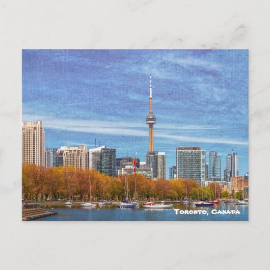 Kanada, Toronto Skyline, CN Tower Postkarte (Vorderseite)