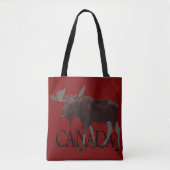 Kanada Tragetaschen Custom Canada Moose Shopping B Tasche (Vorderseite)