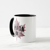 Kanada True North Strong and Free Maple Leaf Tasse (Vorderseite Links)