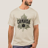 Kanada True North Strong and Free T-Shirt (Vorderseite)