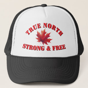 Kanada True North Strong & Free Maple Leaf Truckerkappe