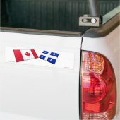Kanada- u. Quebec-Flaggen-Fliesen Autoaufkleber (Auf Lkw)