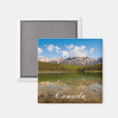 Kanada - Überlegungen zur Wasserlandschaft Magnet (Vorderseite/Rückseite)