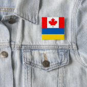 Kanada Ukraine Abzeichen Button (Beispiel)