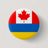 Kanada Ukraine Button (Vorderseite)