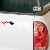 Kanada und Australien gekreuzte Flaggen Autoaufkleber (Auf Lkw)