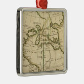 Kanada und Grönland Silbernes Ornament (Rechts)