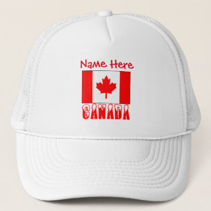 Kanada und Kanada - Red Personalization Truckerkappe