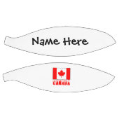 Kanada und Kanadische Flagge mit Ihrem Namen Basketball (Panele)