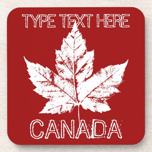 Kanada Untersetzer Retro Custom Canada Untersetzer (Vorderseite)