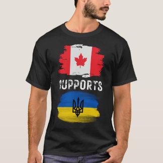Kanada unterstützt die Ukraine, unterstützt die Uk T-Shirt