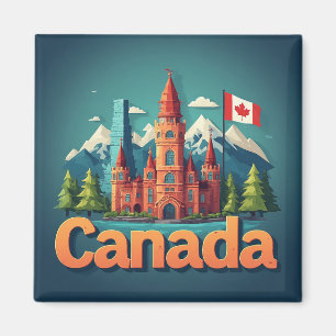 🧲 Kanada Urlaubserinnerung Für Reisebegeisterte � Magnet