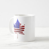 Kanada/USA Cups Tasse Custom US Canada Souvenirs (Vorderseite Links)