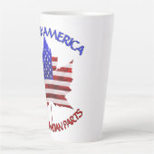 Kanada USA Cups USA / Canada Souvenir Latte Tasse (Vorderseite)