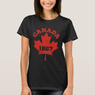 Kanada USA Hockey Canadian Maple Leaf 1 T-Shirt