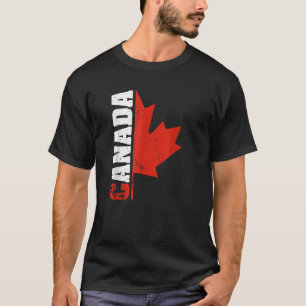 Kanada USA Hockey Canadian Maple Leaf T-Shirt