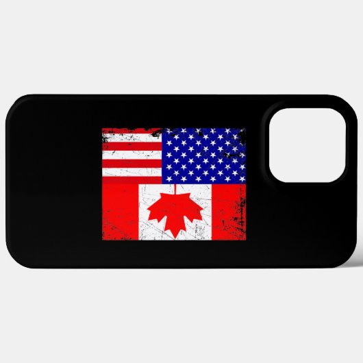 Kanada USA Kanada Flag 4. Juli  Case-Mate iPhone Hülle (Rückseite (Horizontal))