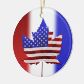 Kanada USA Ornament USA Kanada Souvenir Puck (Links)