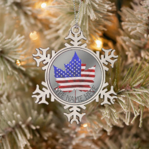 Kanada USA Ornament USA Kanada Weihnachtsschmuck