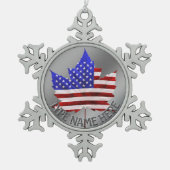 Kanada USA Ornament USA Kanada Weihnachtsschmuck (Vorderseite)