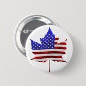 Kanada USA Souvenir Buttons - Personalisiert (Vorne & Hinten)
