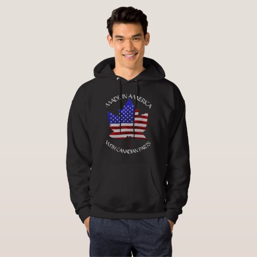 Kanada USA Souvenir Hoodie Sweatshirt - Männer (Vorne ganz)