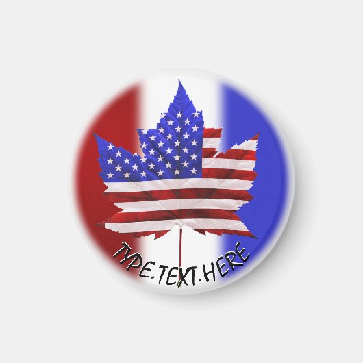 Kanada USA Souvenir Kühlschrankmagnete Magnet (Vorne)