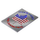 Kanada USA Souvenir Notebook / Sketchpad Notizblock (Linke Seite)
