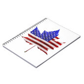 Kanada USA Souvenir Notebook / Sketchpad Notizblock (Linke Seite)