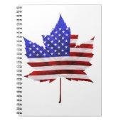 Kanada USA Souvenir Notebook / Sketchpad Notizblock (Vorderseite)